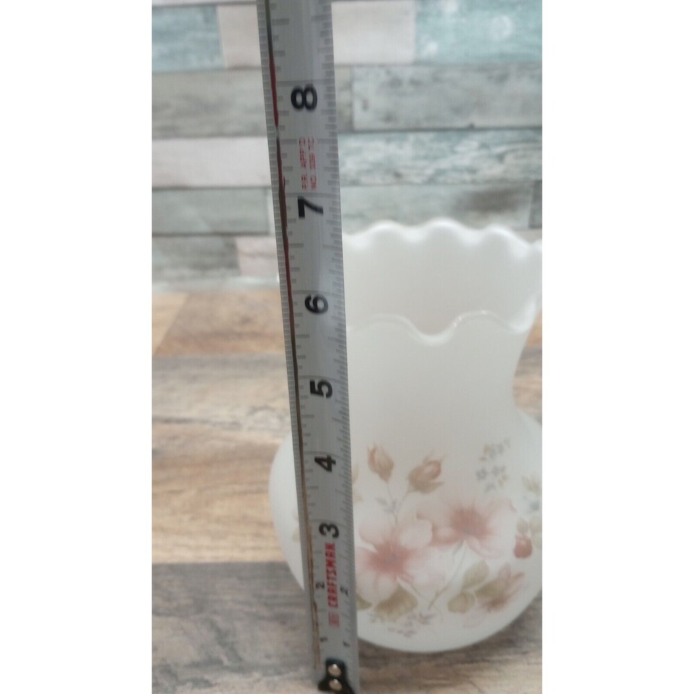 5 Piece Vintage Viking Art Glass CRYSTAL MIST Satin/Frosted Hand Painted… - Picture 16 of 16